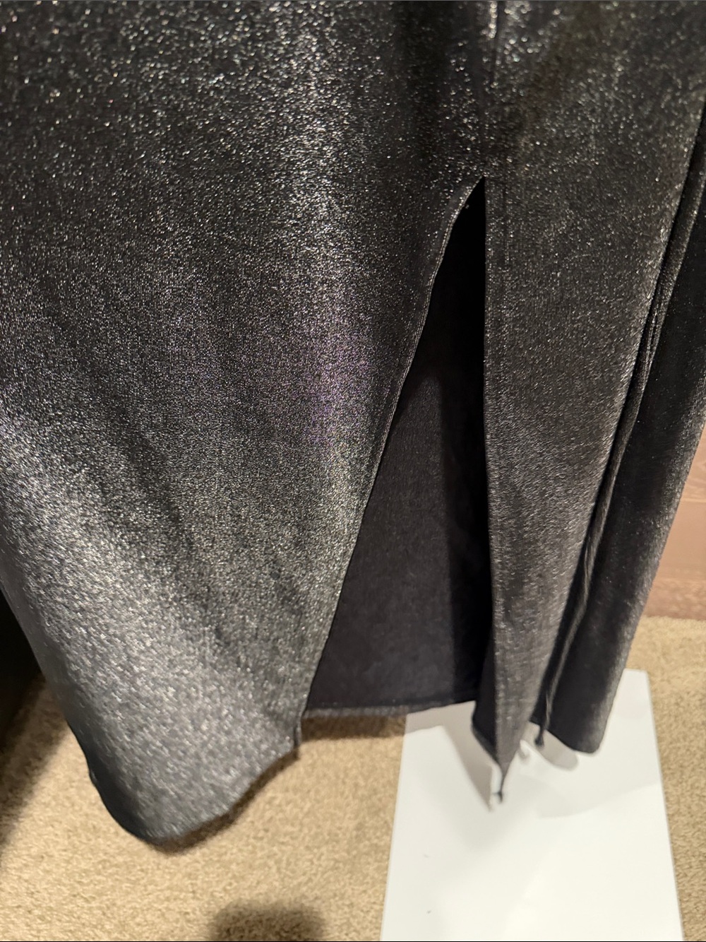Metallic Open Back Gown - Picture 6 of 6